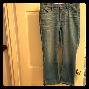 Jcrew Billie Demi Boot Crop Jean